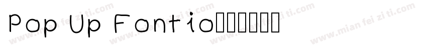 Pop Up Fontio字体转换